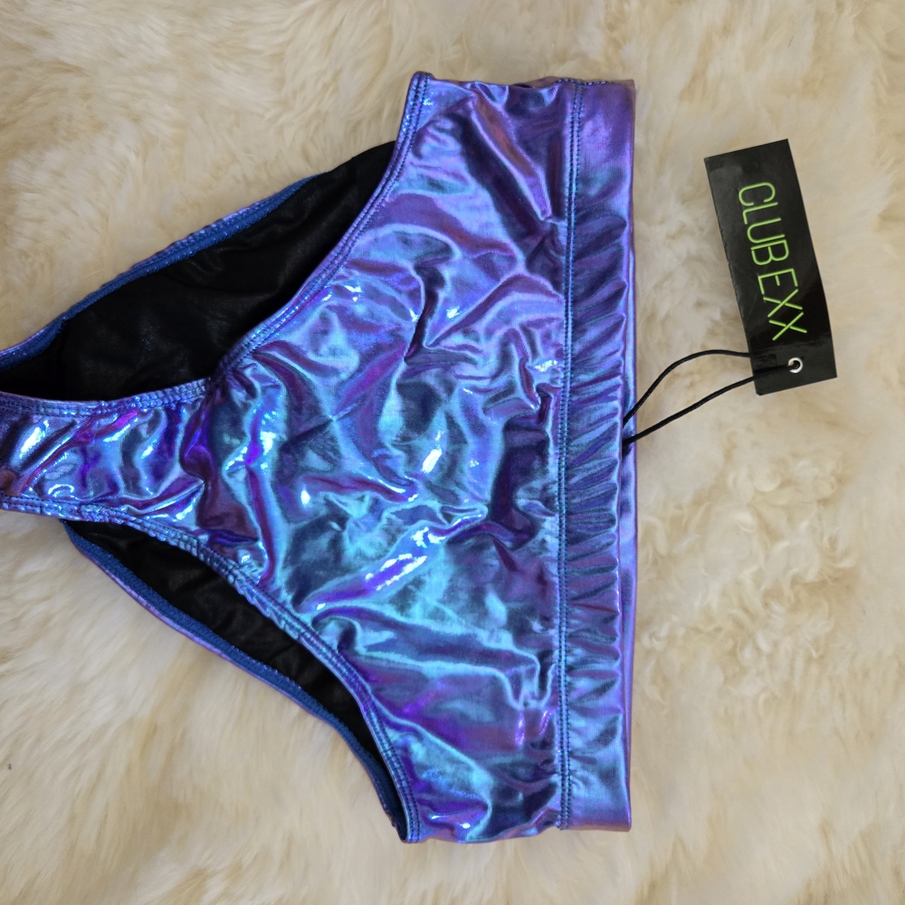 Club Exx Iridescent Blue Bottom